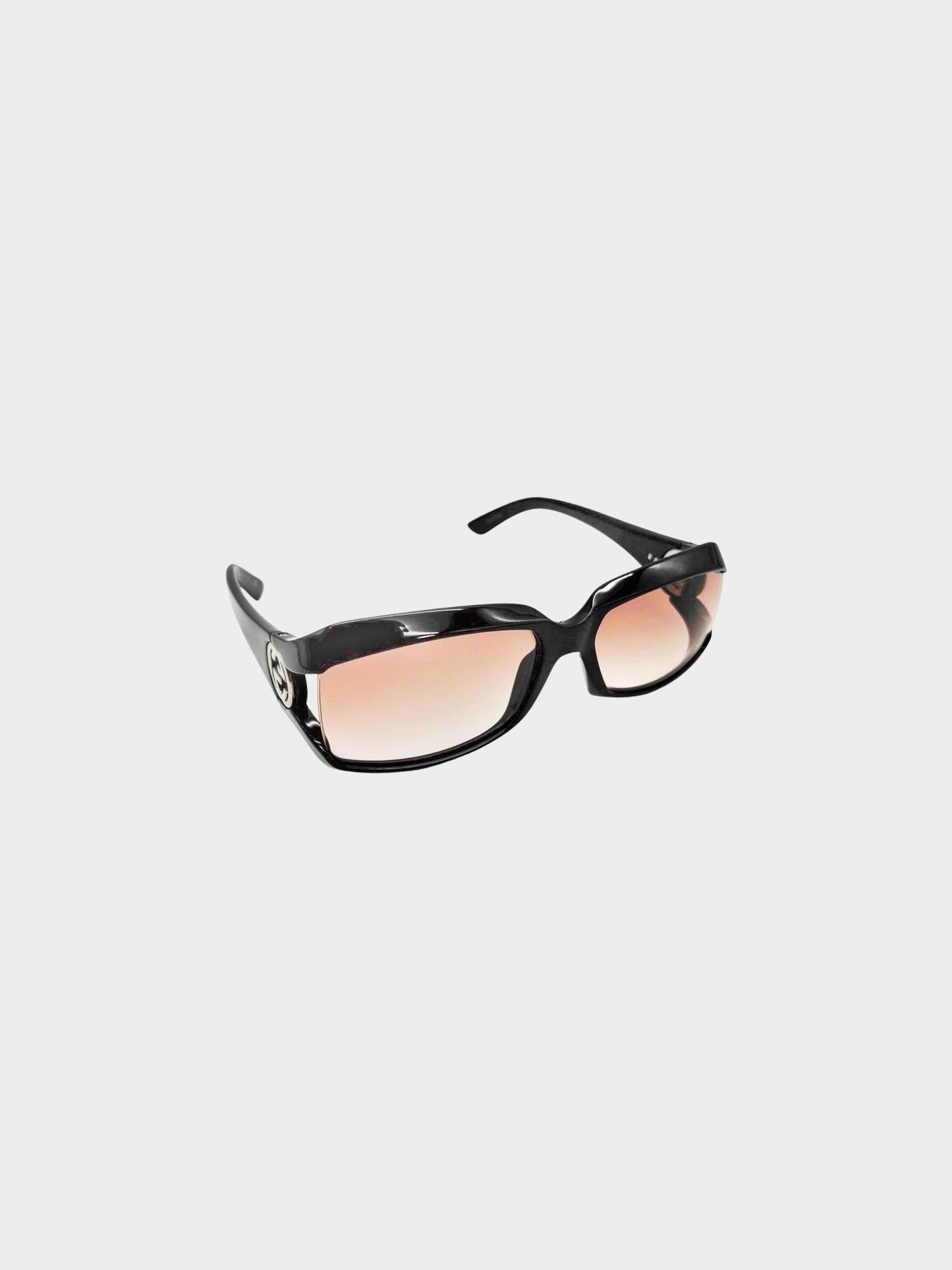 Gucci 2000s Black and Brown GG 2599/S Y2K Sunglasses