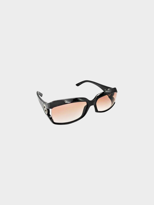 Gucci 2000s Black and Brown GG 2599/S Y2K Sunglasses
