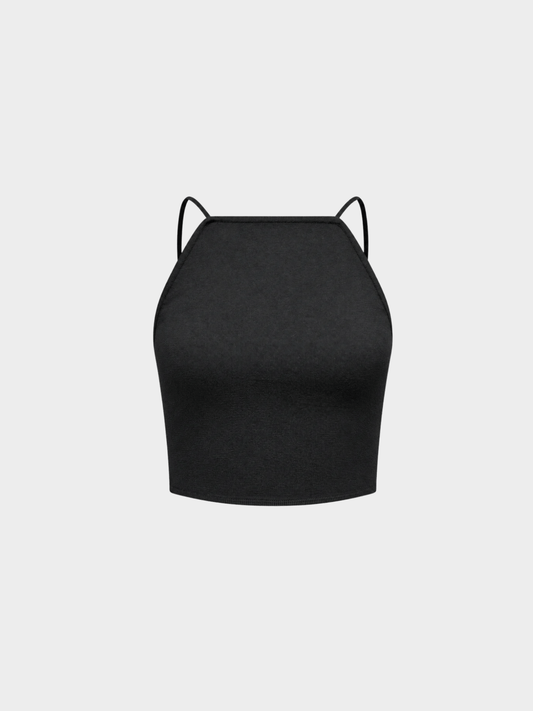 Gucci SS 1998 by Tom Ford Black Buckled Tank Top