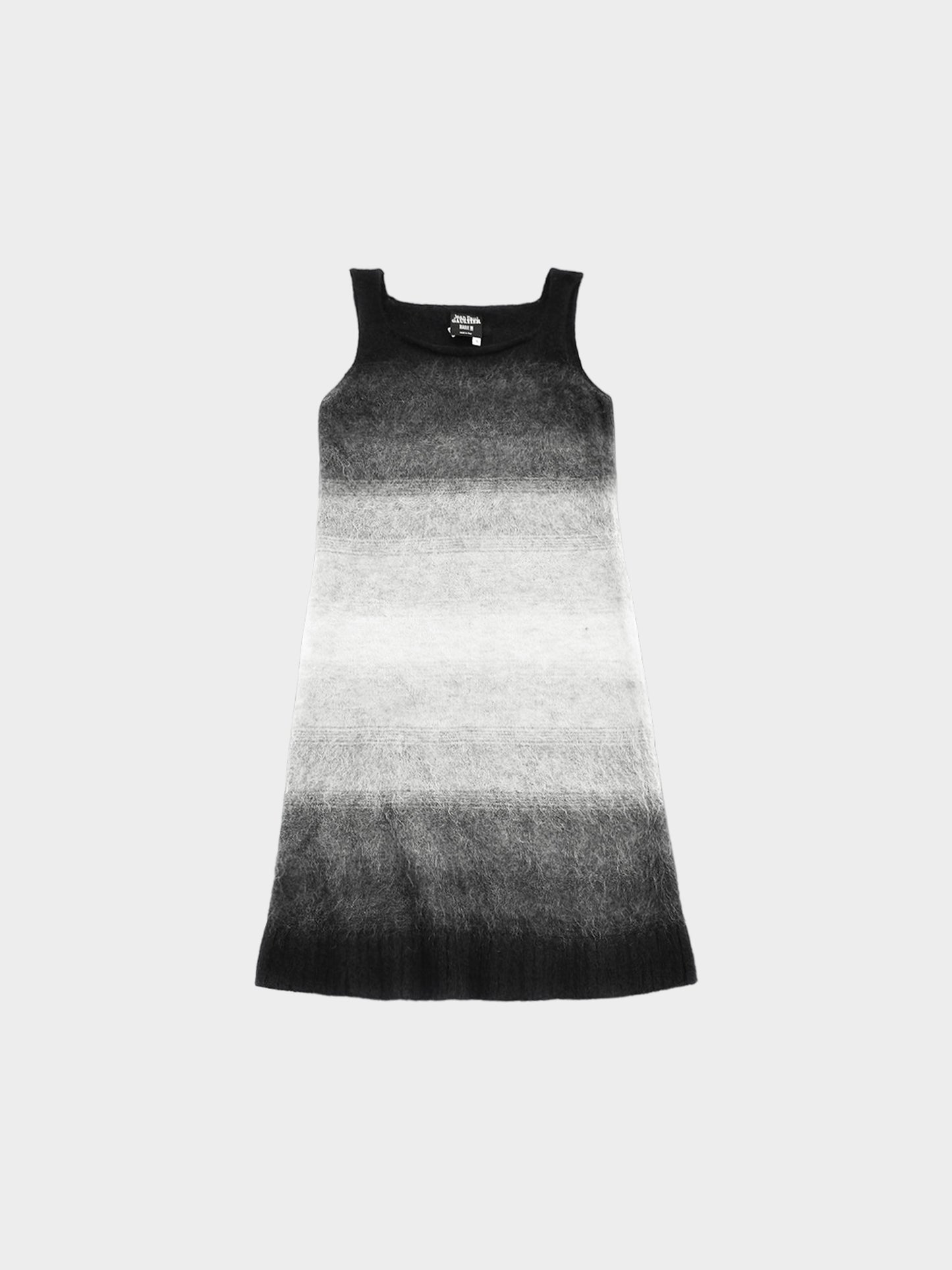 Jean Paul Gaultier 2000s Monochrome Mohair Dress