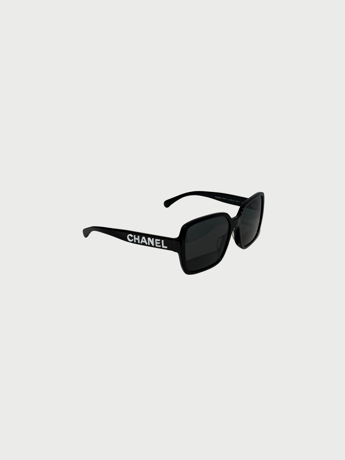Chanel 2020s Black Acetate CH5408 Square Sunglasses