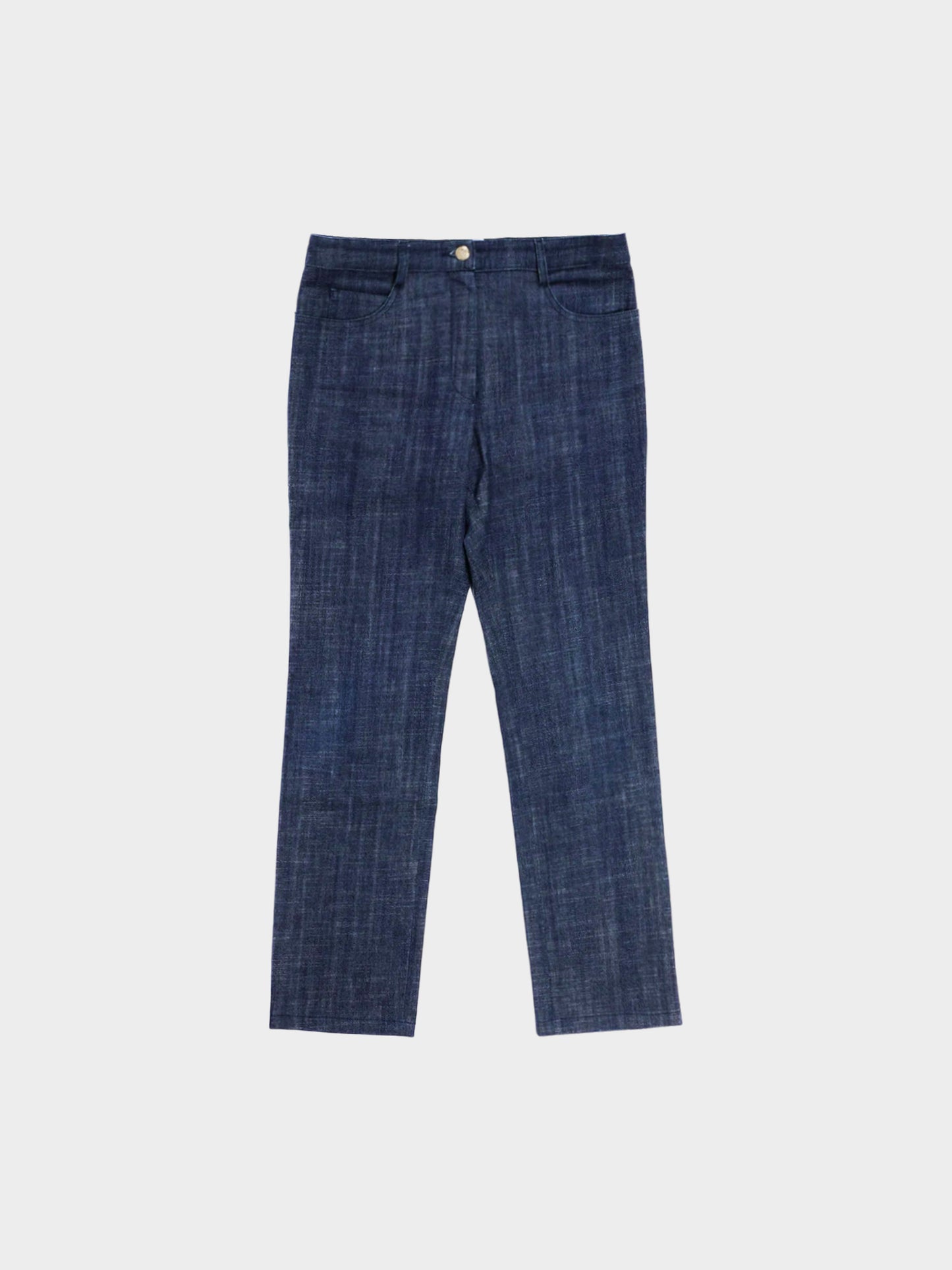 Chanel by Karl Lagerfeld Cruise 2005 Dark Blue Denim Jeans