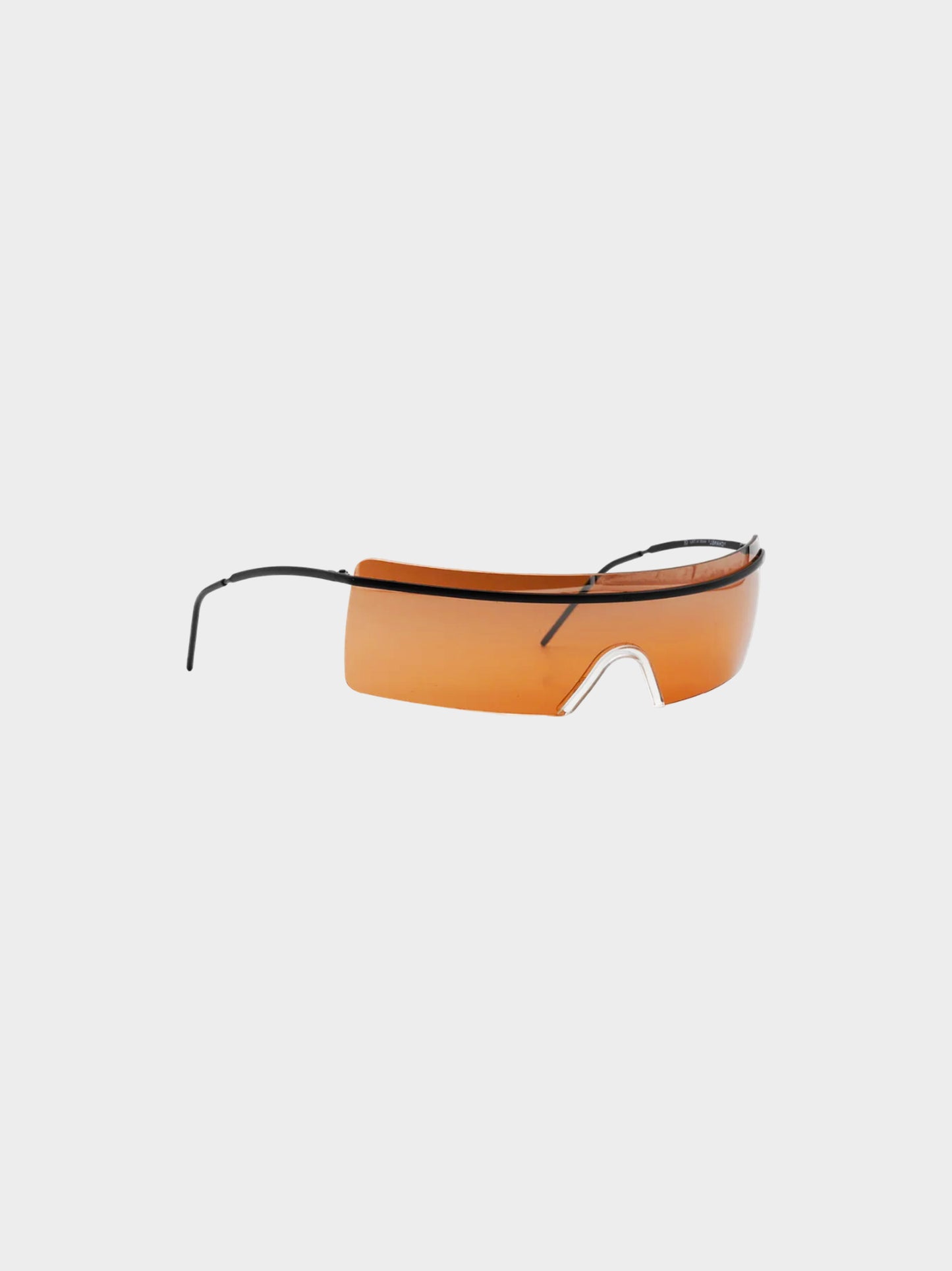 Chanel by Karl Lagerfeld 2000 Copper Futuristic Sunglasses