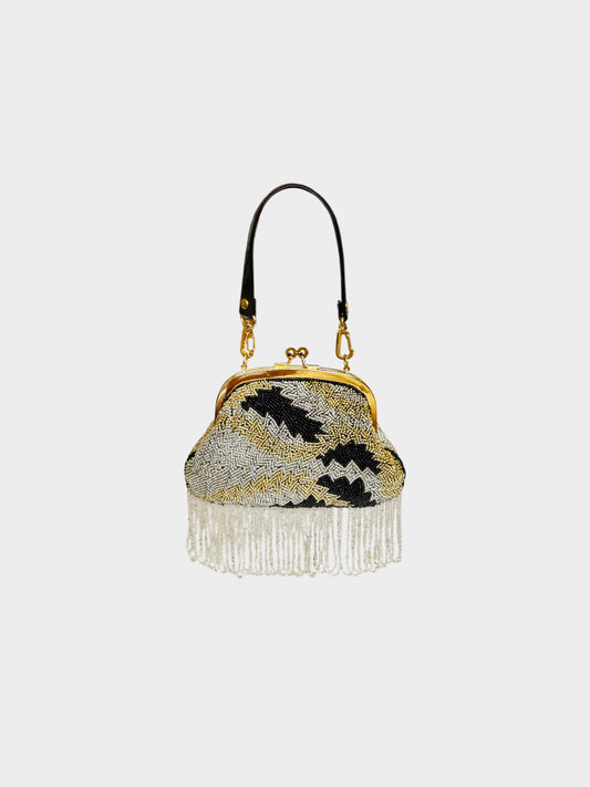 Vivienne Westwood 2000s Beaded Kisslock Evening Bag