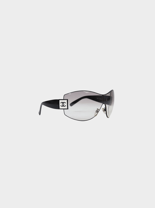 Chanel 2000s Oversized CC Sunglasses