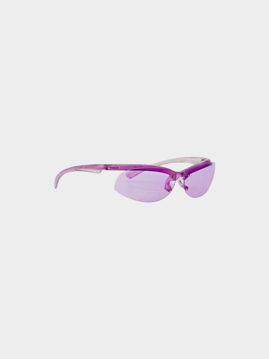 Thierry Mugler FW 2001 Purple Acetate Sunglasses