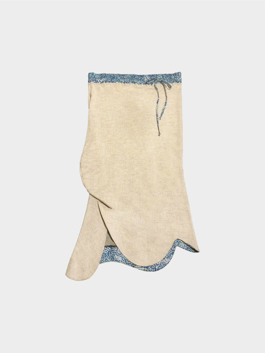 Vivienne Westwood 2015 Beige Deformed 3D Asymmetrical Skirt