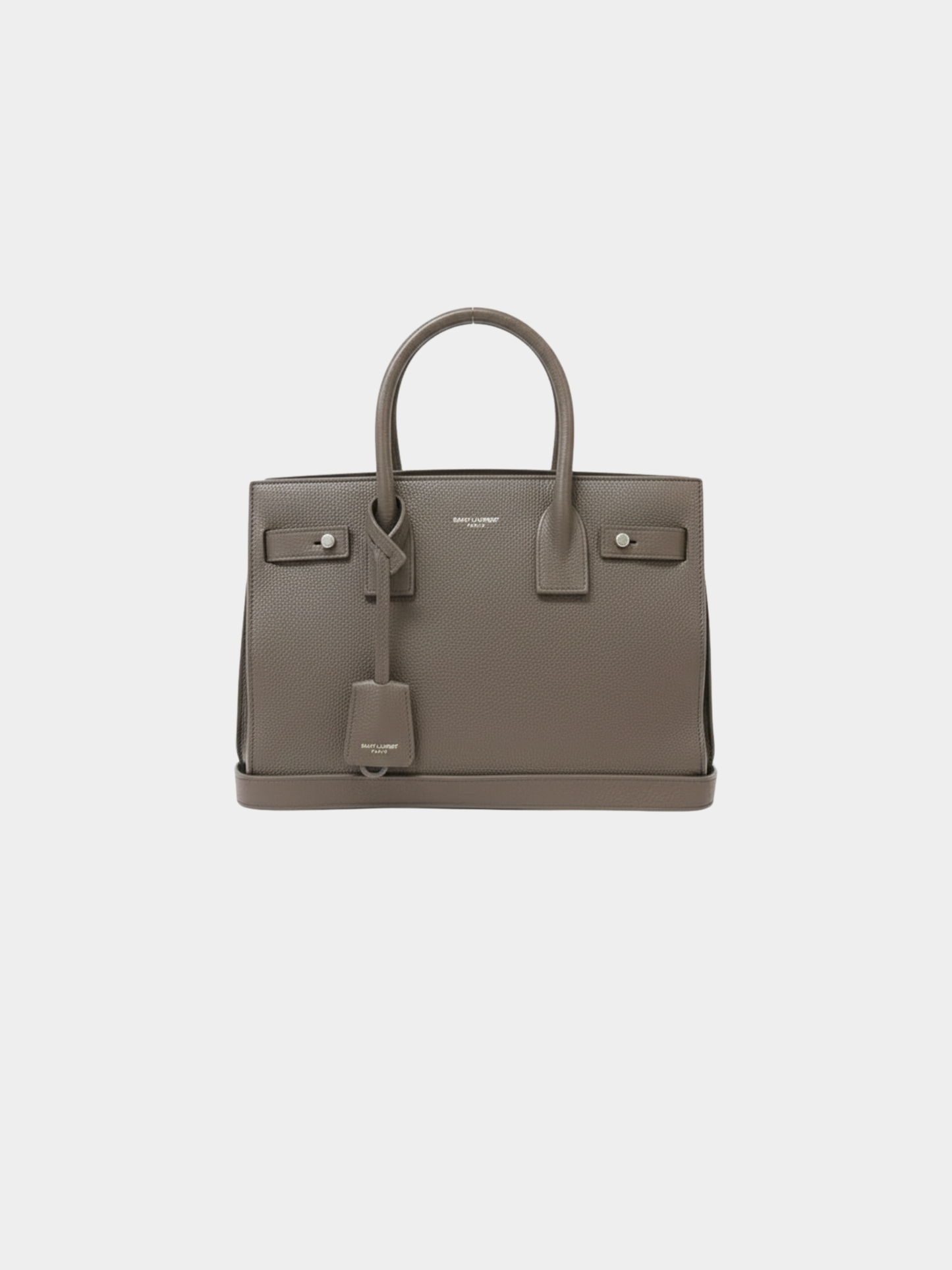 Yves Saint Laurent 2010s Gray Sac de Jour Bag