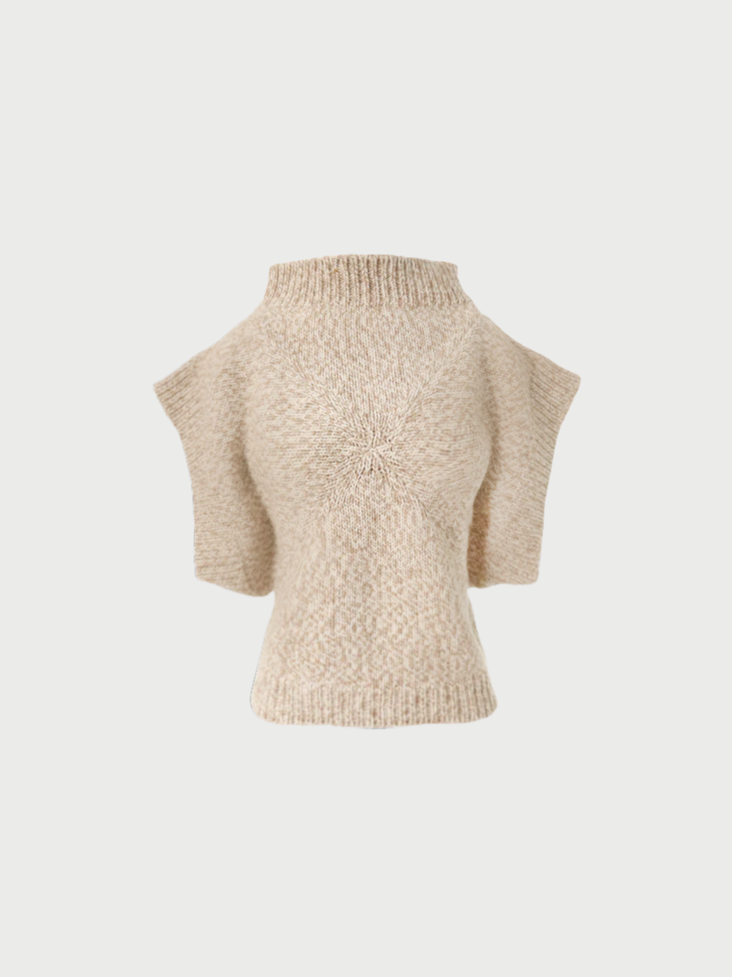 Maison Martin Margiela 2001 Fall Winter Beige Wool Blend Top