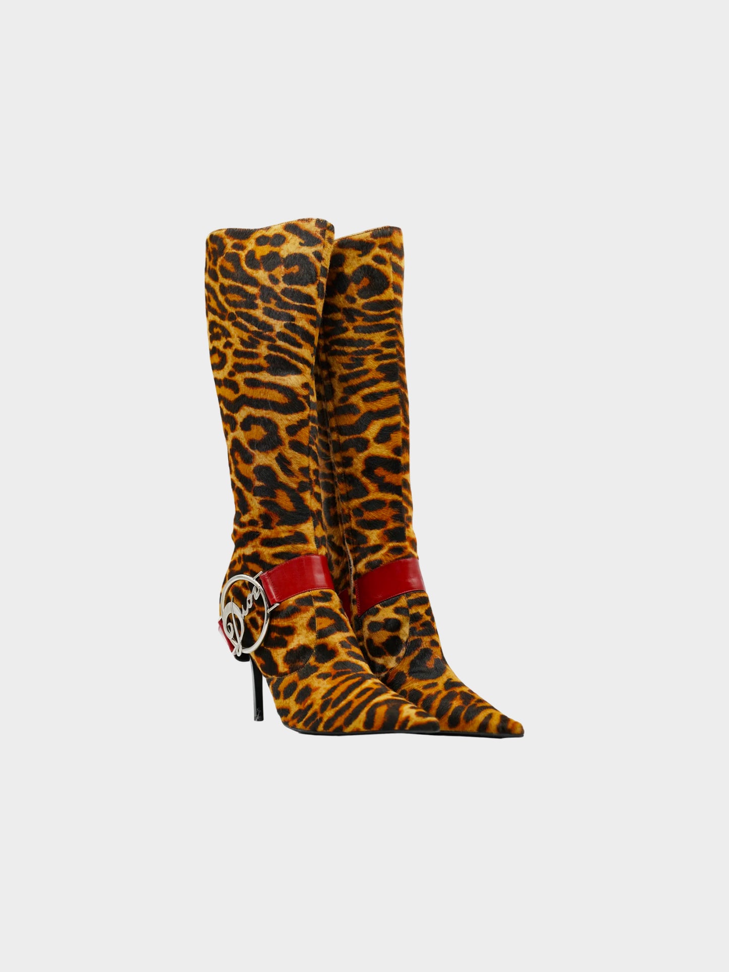 Christian Dior by John Galliano FW 2004 Leopard Boots