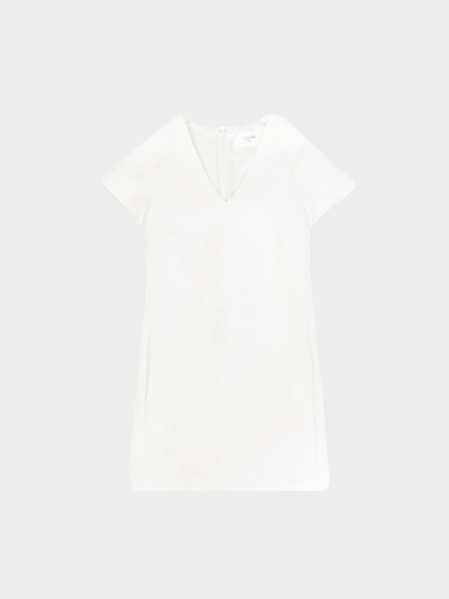 Celine 2020s Ivory Wool and Silk A-line Dress