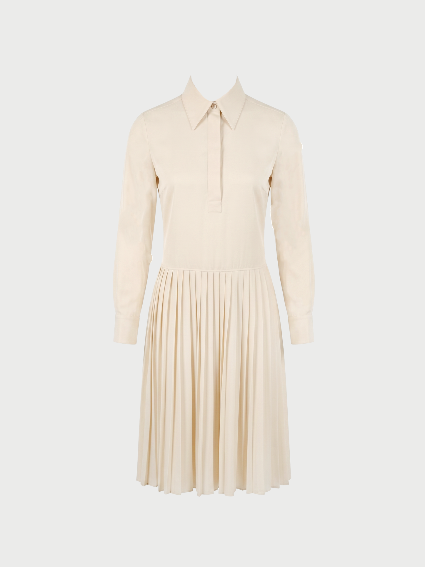 Celine by Phoebe Philo 2010s Off-White Silk Blend Dress