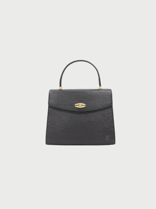 Louis Vuitton 1996 Noir Epi Leather Marzelle Bag
