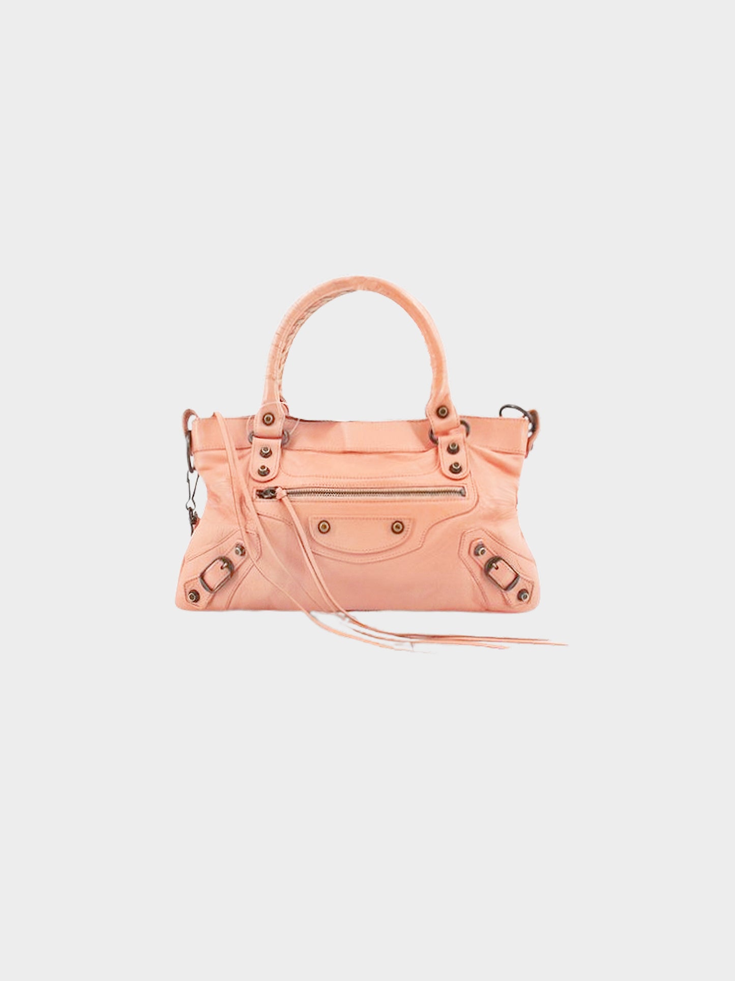Balenciaga 2000s Pink Leather City Bag