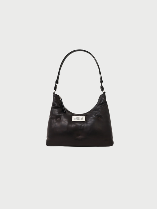 Maison Margiela SS 2018 Black Leather Glam Slam Shoulder Bag