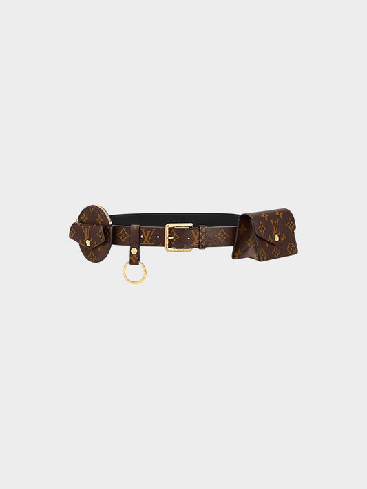 Louis Vuitton SS 2020 Brown Monogram Daily Multi Pocket Belt