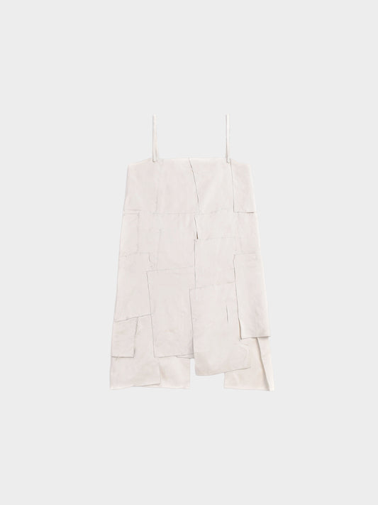Prada FW 1998 Beige Patch Design Dress