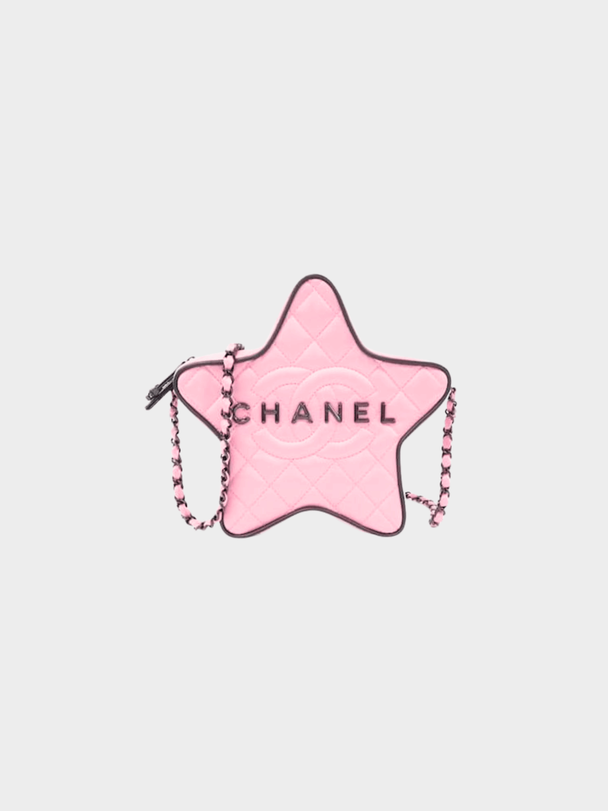 Chanel 2024 Satin Quilted Walk Of Fame Star Bag