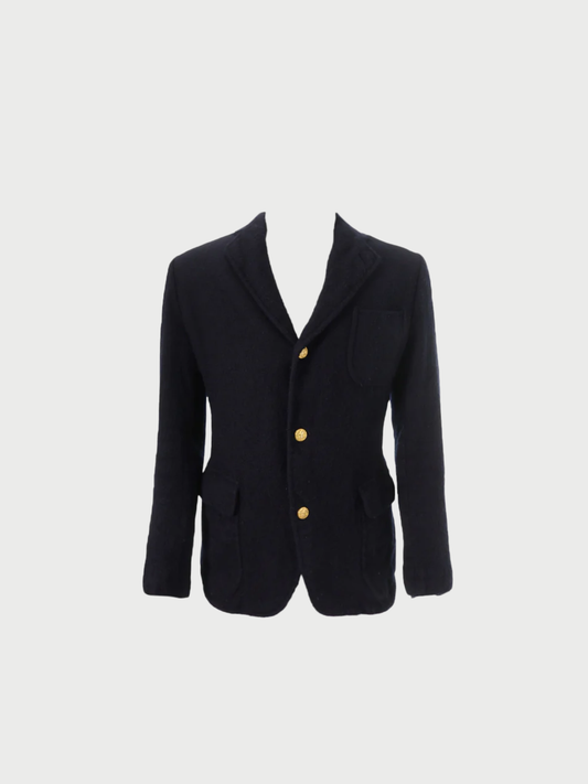 Comme des Garçons by Junya Watanabe SS 2011 "eYe" Fall Winter Navy Wool Jacket