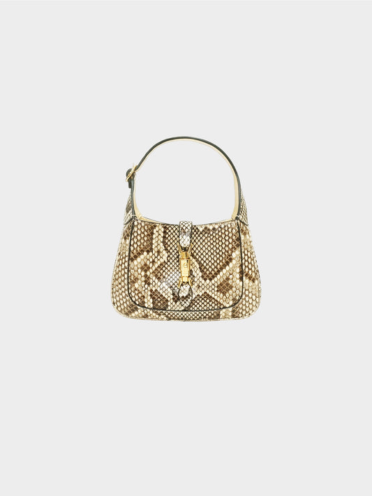 Gucci FW 2020 Jackie 1961 Mini Python Hobo