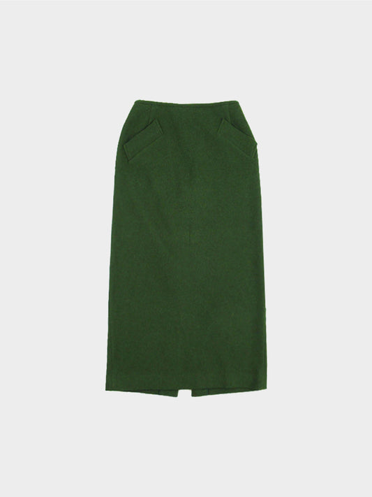 Jean Paul Gaultier 2000s Green Long Skirt