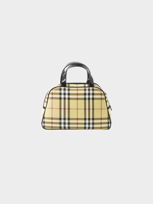Burberry 2000s Nova Check Handle Bag