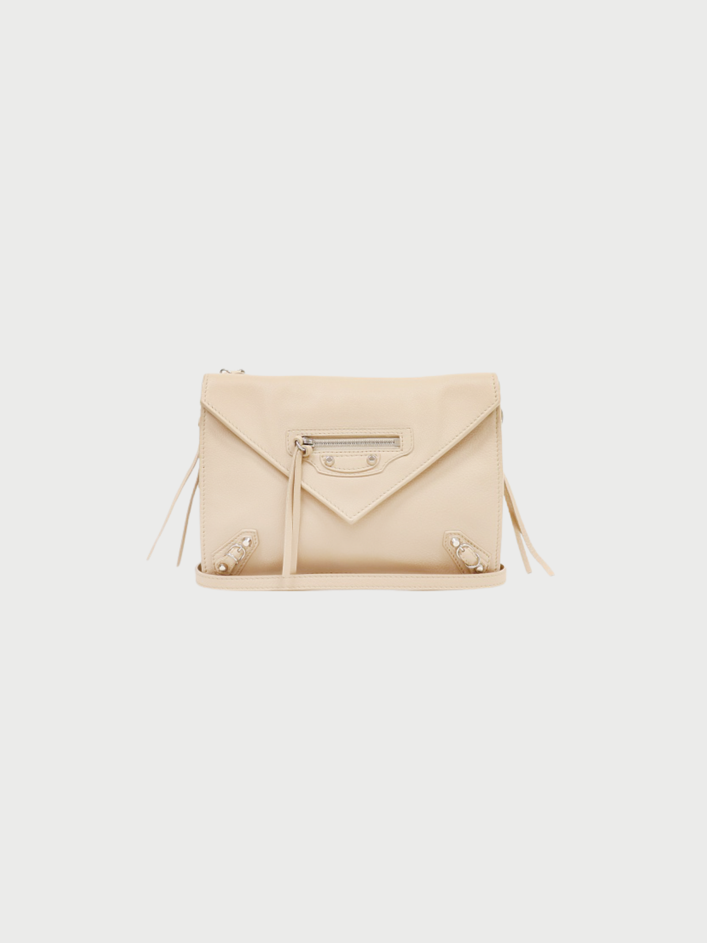 Balenciaga SS 2013 Beige Leather Paper Triple Shoulder Bag