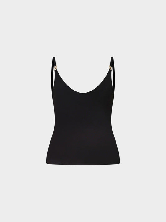 Versace 2000s Black Tank Top