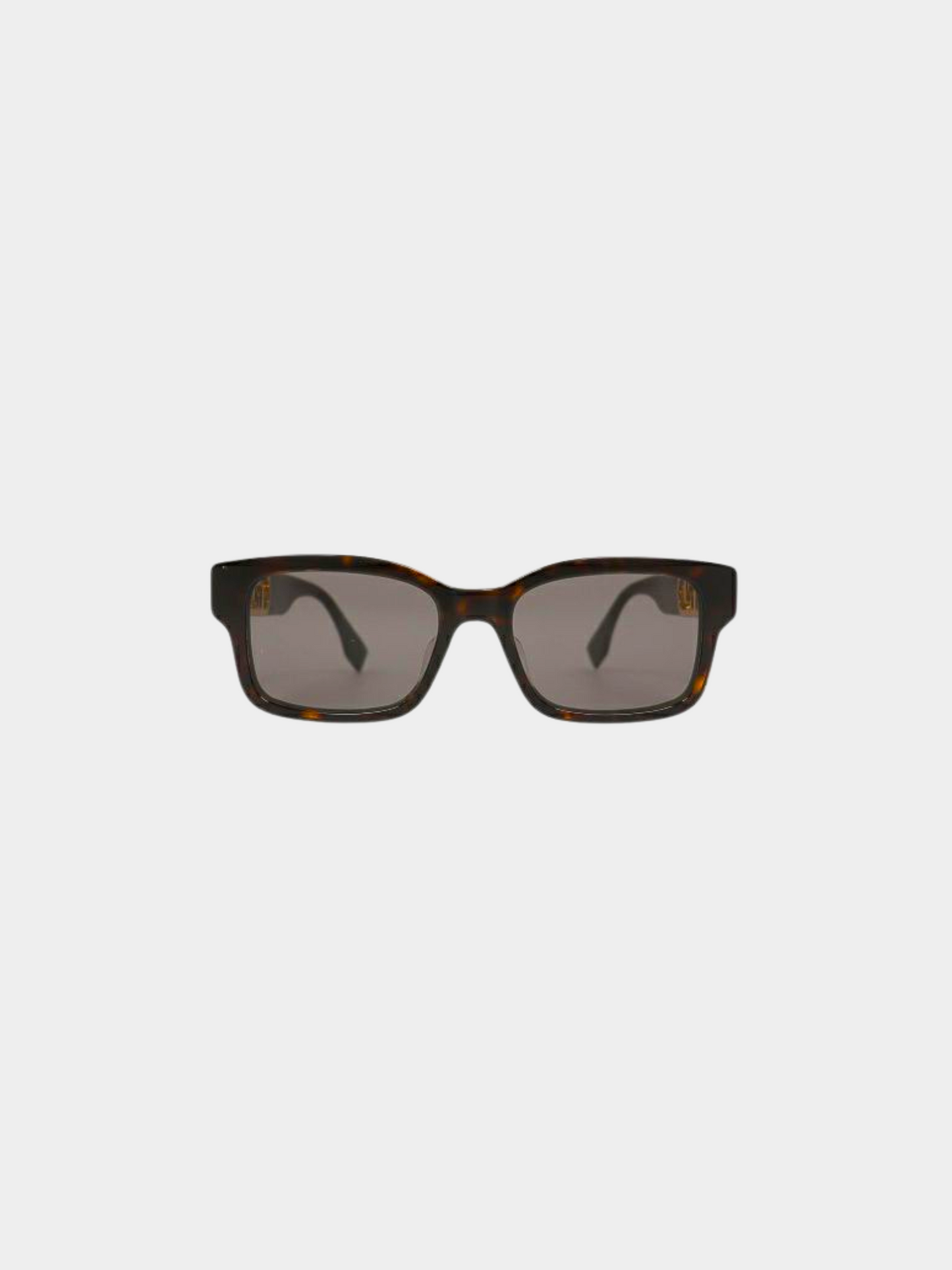 Fendi 2010s Black Tortoiseshell Sunglasses