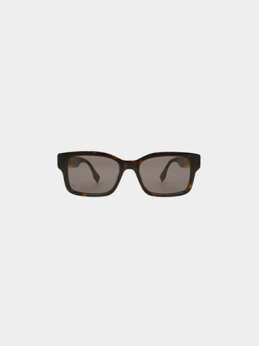 Fendi 2010s Black Tortoiseshell Sunglasses