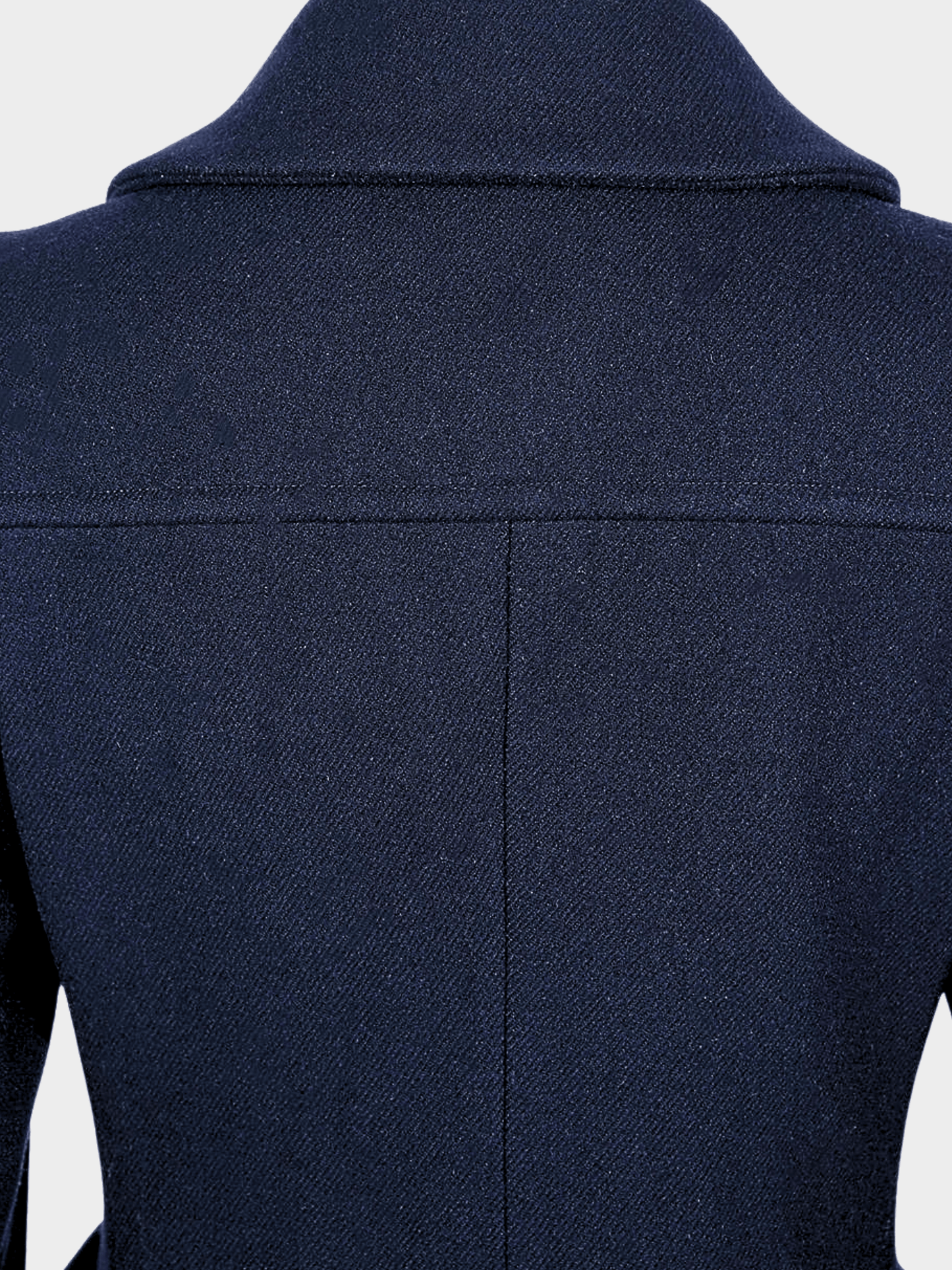 Prada FW 2001 Blue Wool Coat