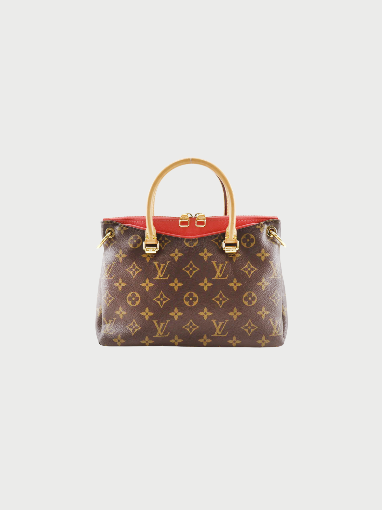 Louis Vuitton 2014 Brown Monogram Canvas Pallas BB 2-Way Handbagv