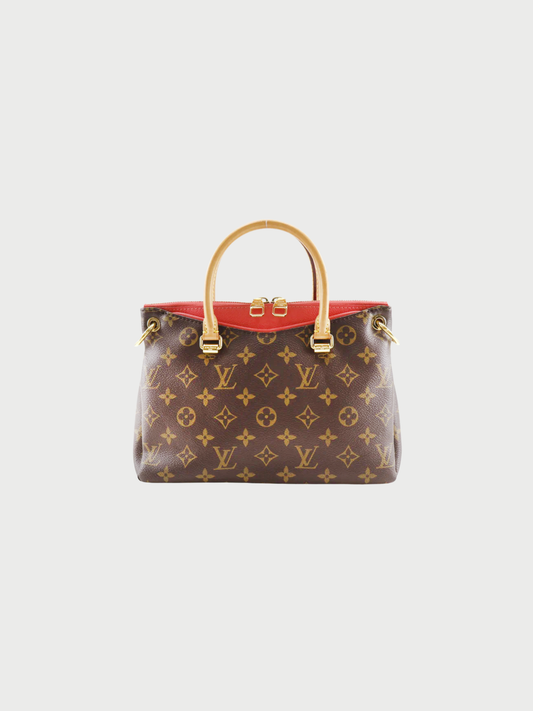 Louis Vuitton 2014 Brown Monogram Canvas Pallas BB 2-Way Handbagv