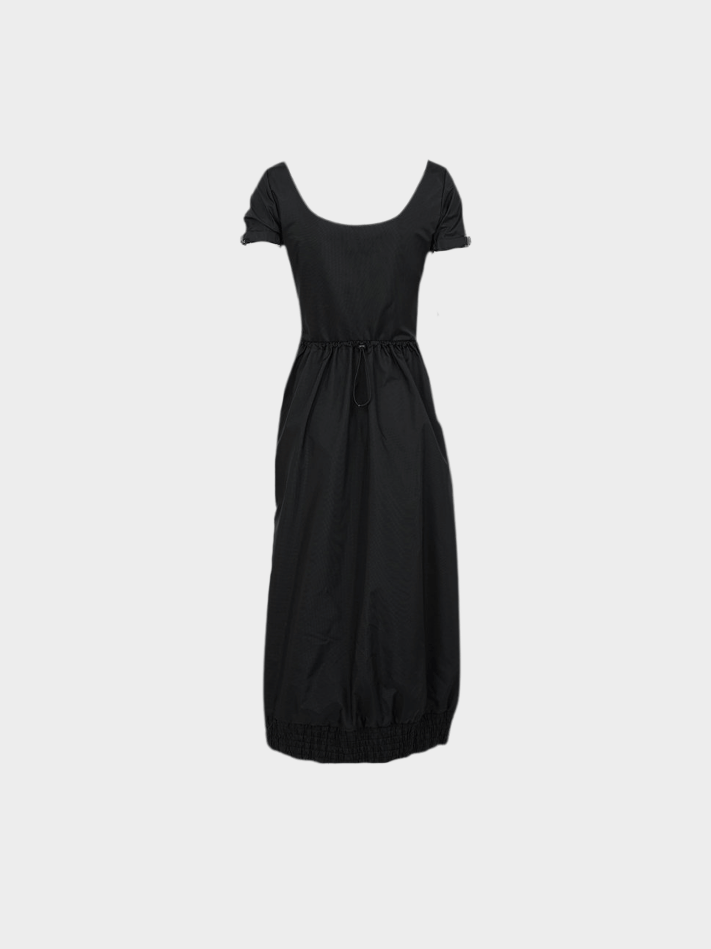 Miu Miu FW 1999 Runway Black Nylon Dress