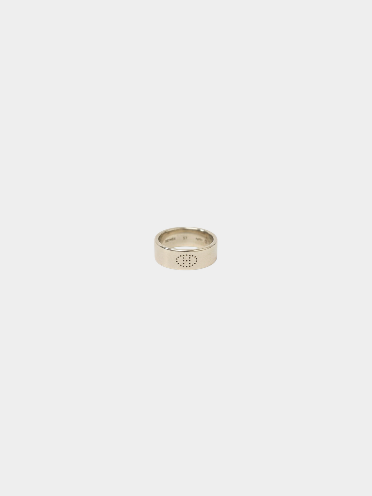 Hermès 2000s Silver Eclipse Ring