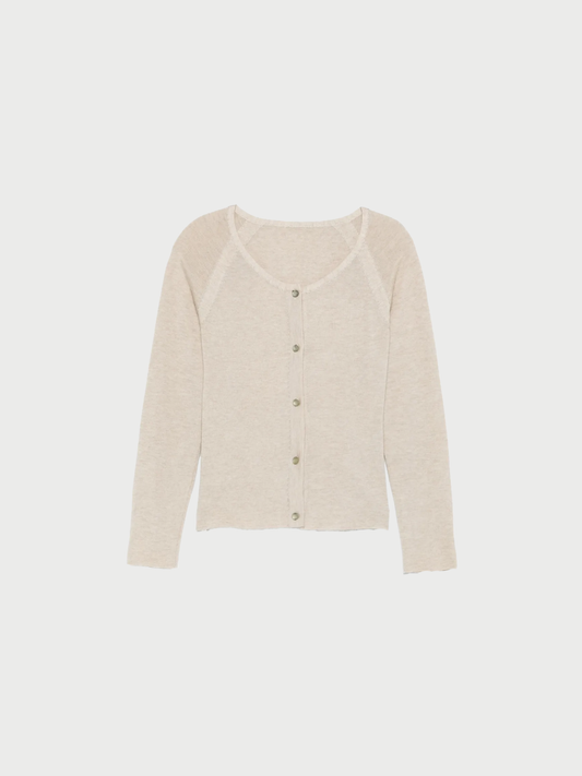 Chanel 1999 Beige Cashmere Silk Ensemble Set