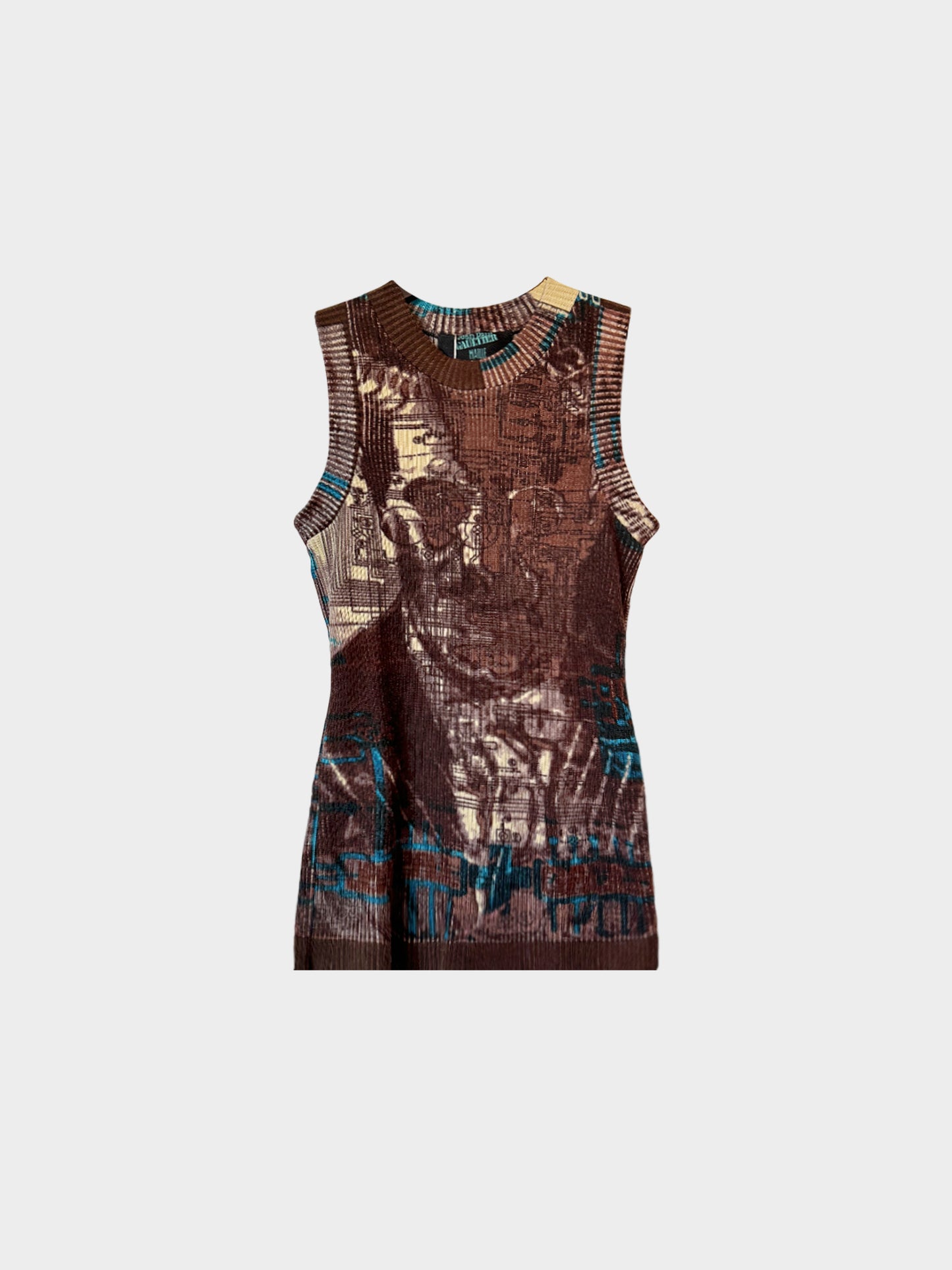 Jean Paul Gaultier 1995 Fuzzi Cyber Virtual Reality Top