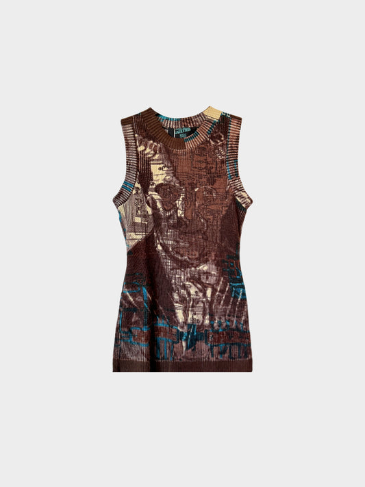 Jean Paul Gaultier 1995 Fuzzi Cyber Virtual Reality Top
