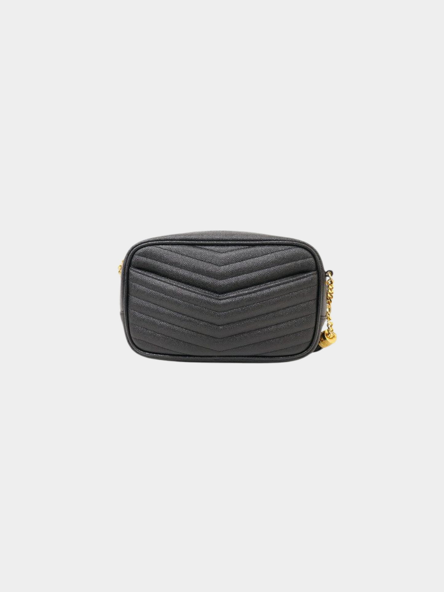 Yves Saint Laurent 2000s Black Leather Lou Mini Bag
