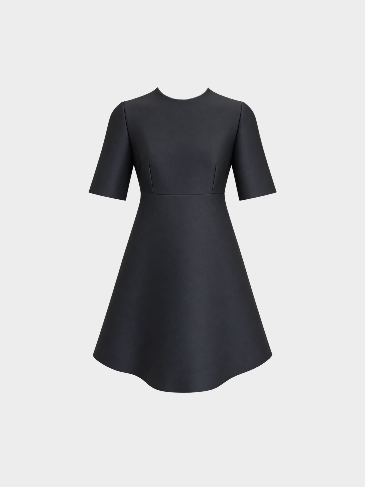 Prada 2000s Black Short Sleeve Mini Dress