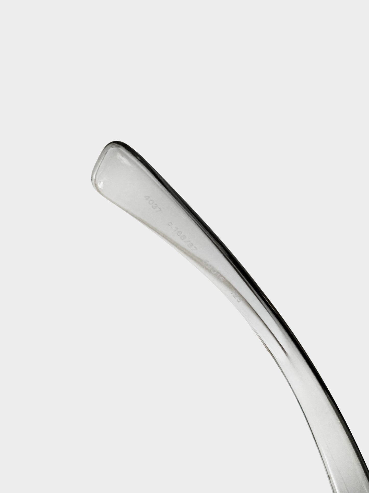 Chanel 2000s Grey Translucent Rimless Sunglasses