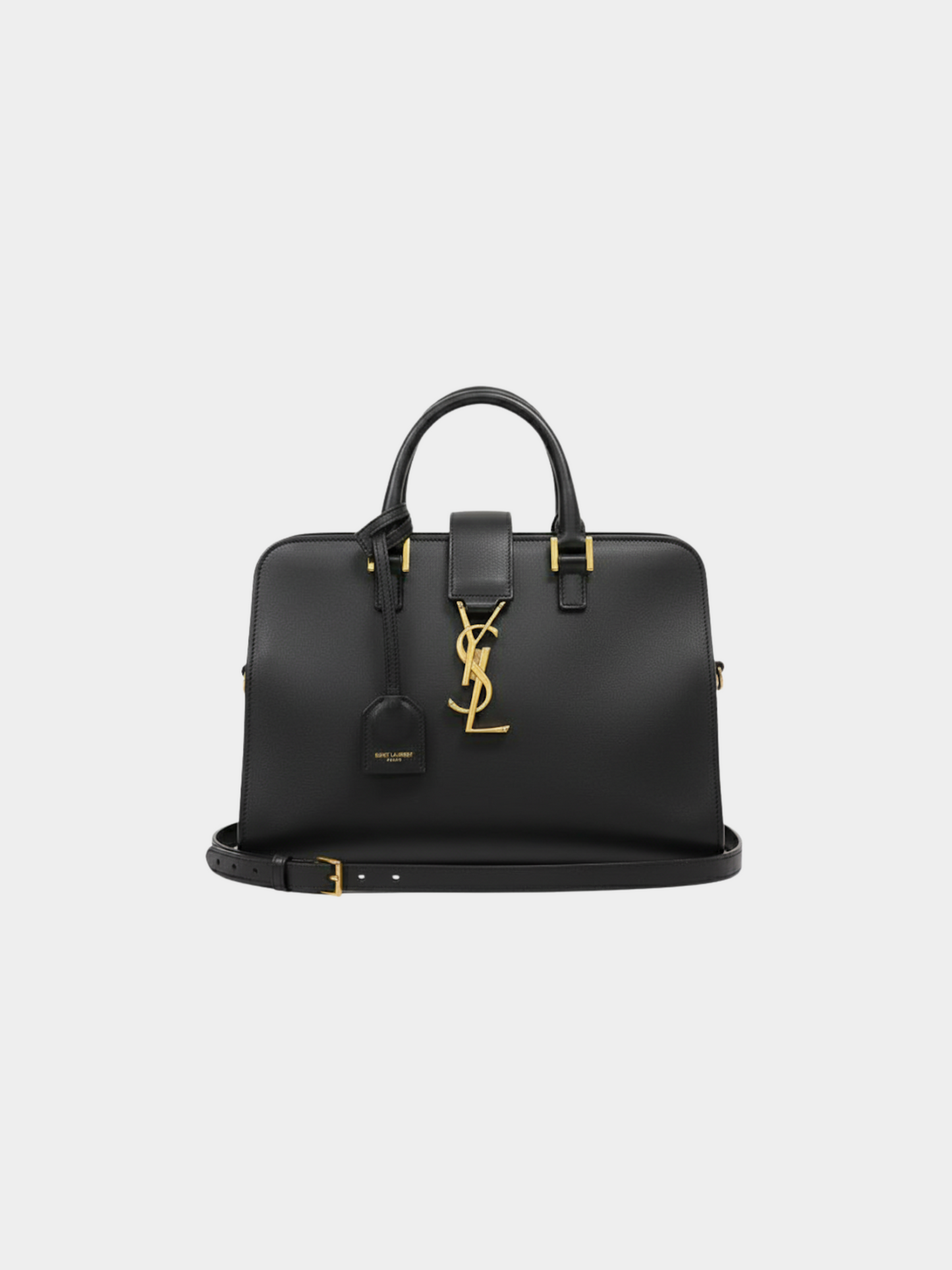 Yves Saint Laurent 2010s Black Baby Cabas Bag