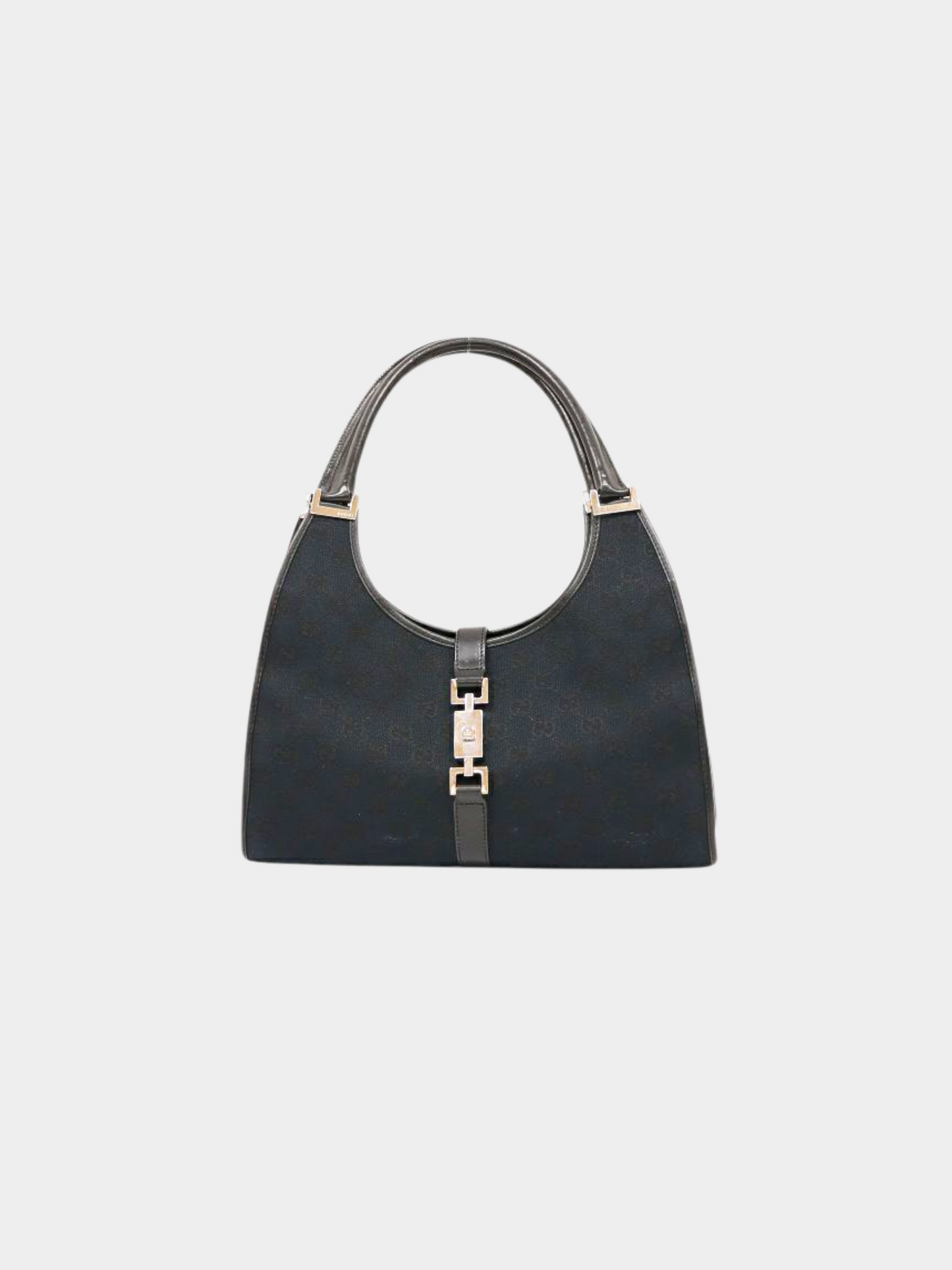 Gucci 2000s Black Canvas Jackie Hand Bag