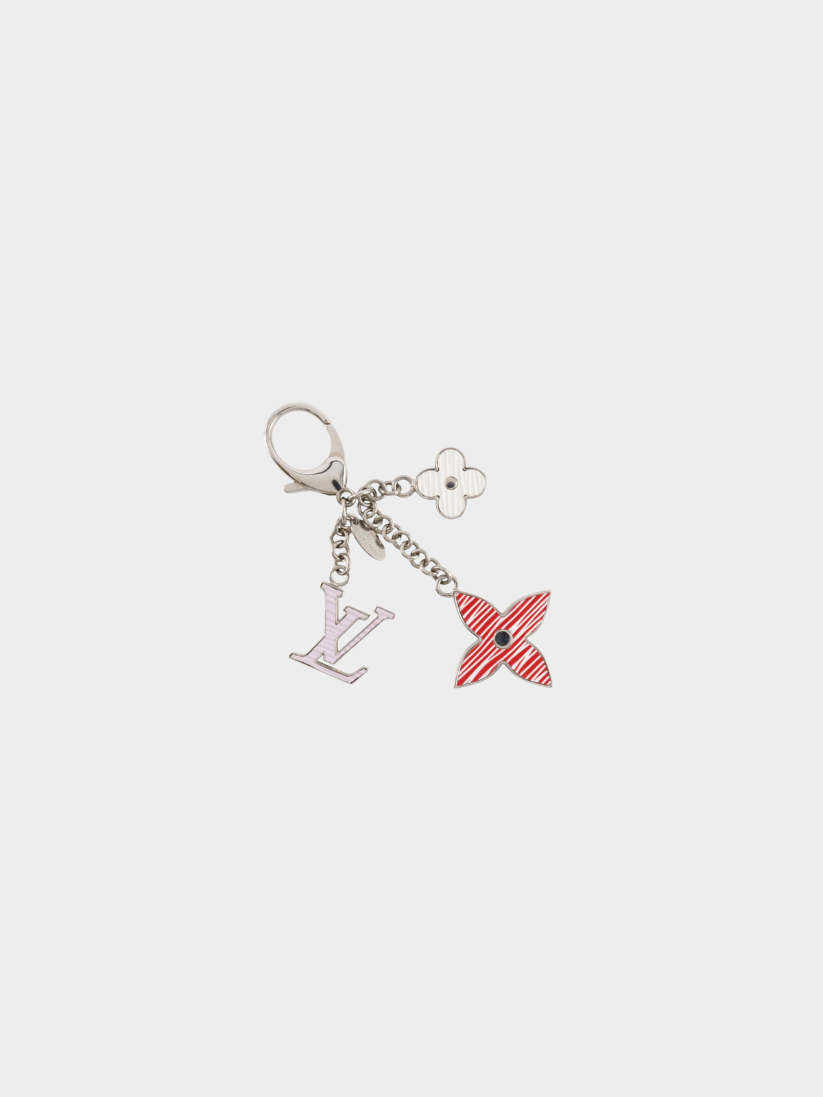 Louis Vuitton 2020s Multicolor Fleur de Epi BB Keychain Bag Charm