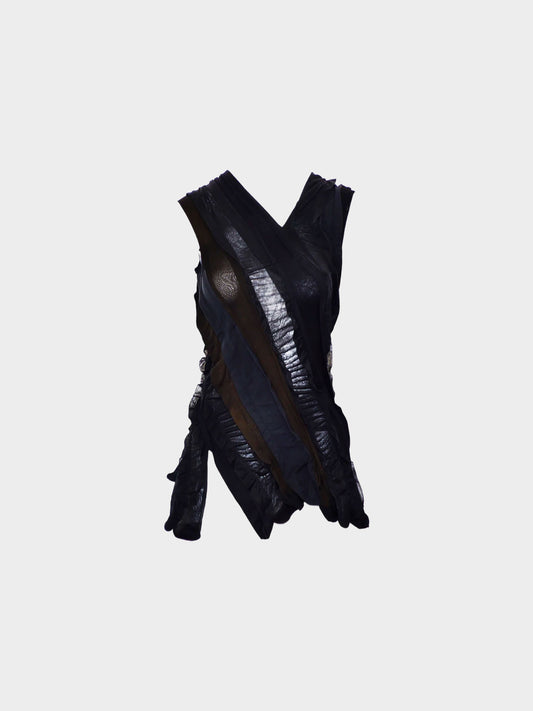 Junya Watanabe CDG SS 2006 Ruched Tights Tank Top