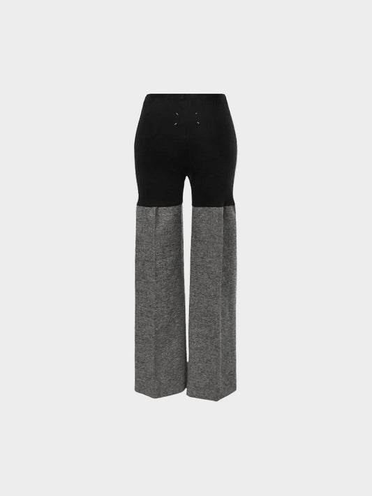 Maison Martin Margiela AW 1994 Black and Grey Bi-color Trousers