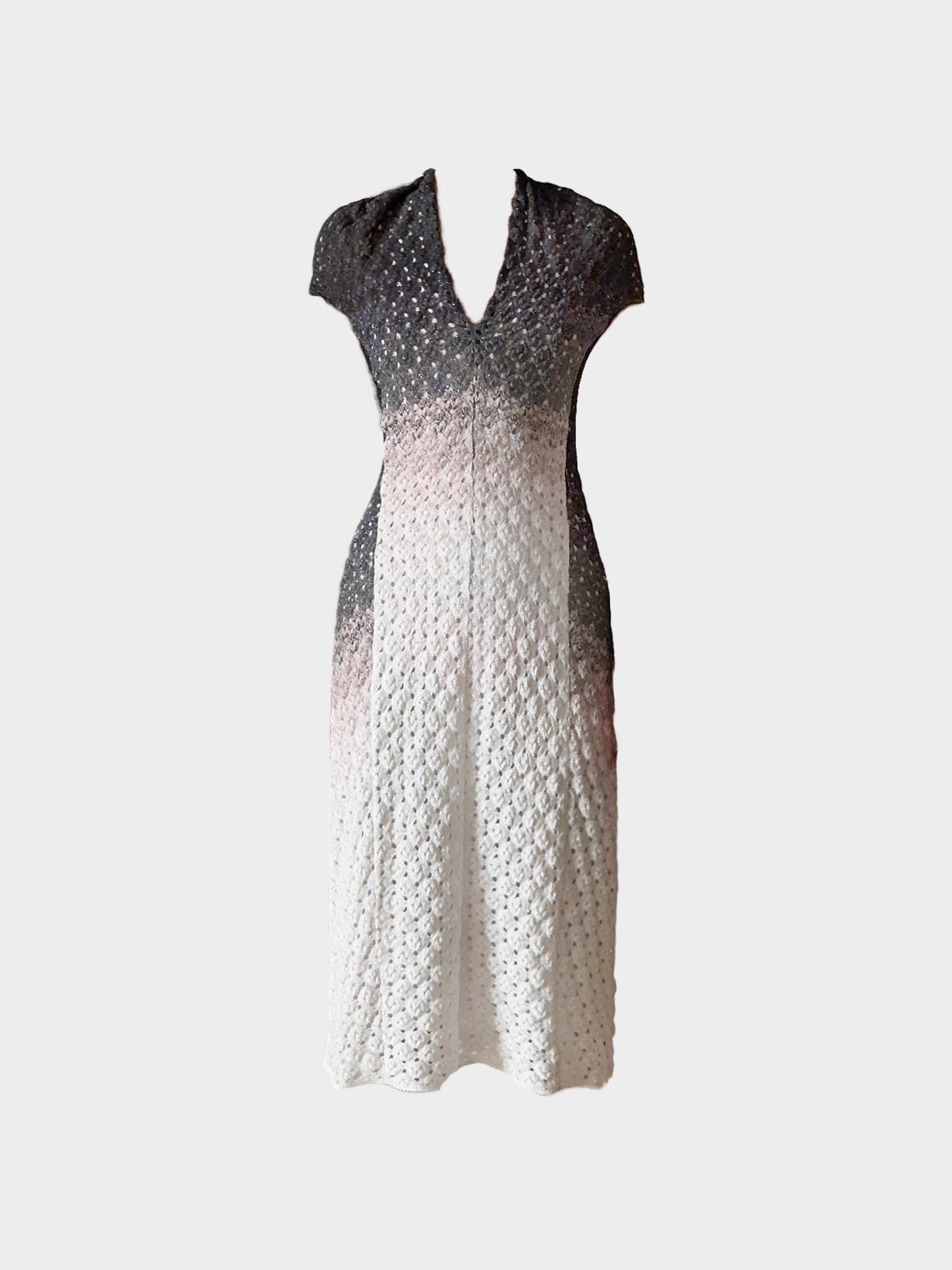 Missoni 2010s Multicolor Ombre Viscose Knit Dress