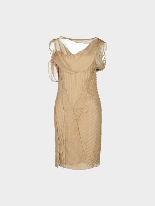 Christian Dior by John Galliano Cruise 2007 Deconstructed Silk Dress