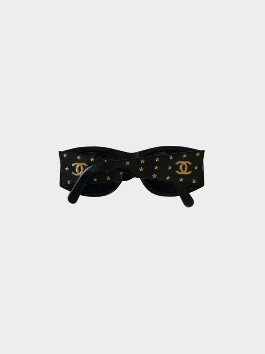 Chanel 2000s Star-Rimmed Sunglasses
