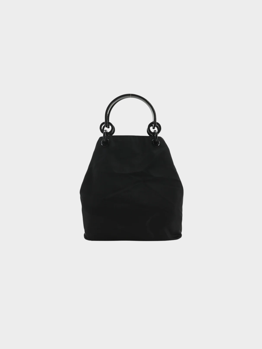 Prada 2000s Black Nylon Handbag